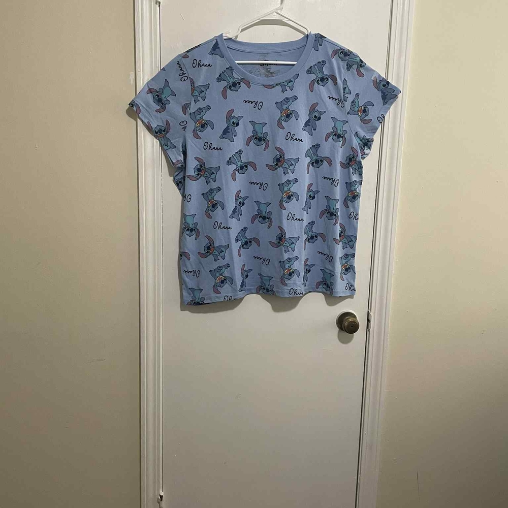 Disney Light Blue Stitch T-Shirt
